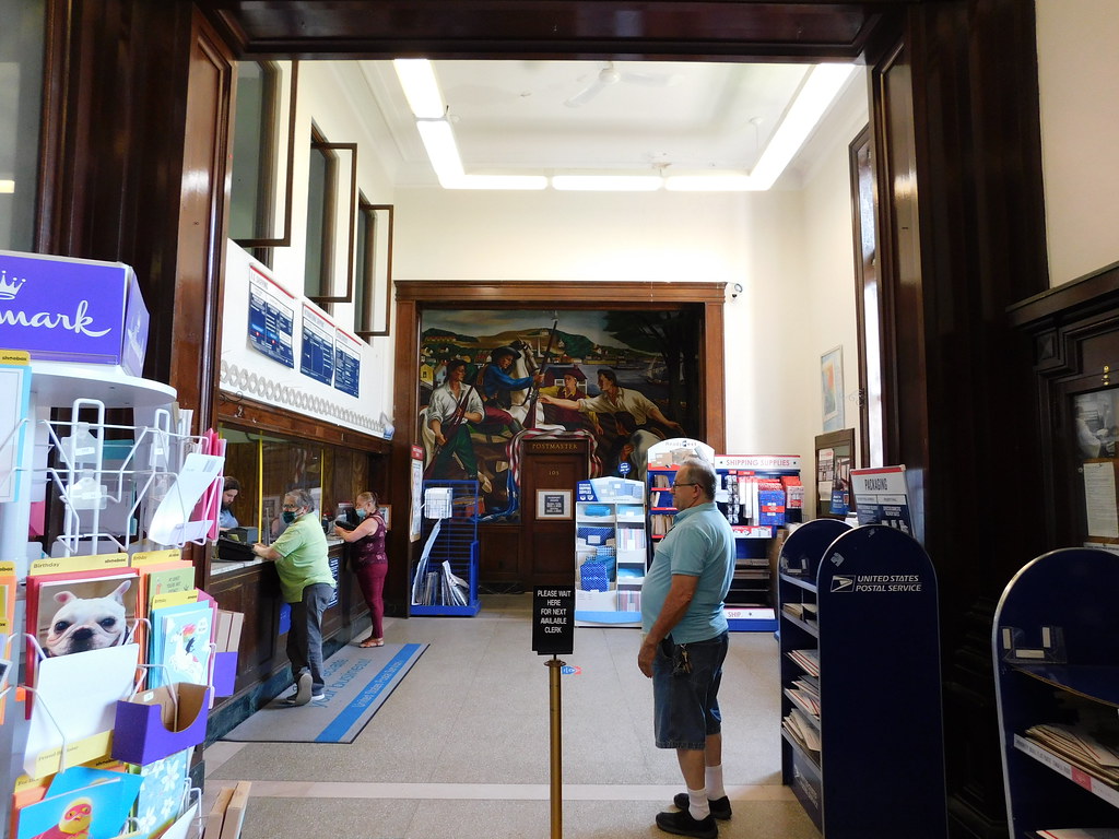 Norwich CT Post Office Mural a photo on Flickriver
