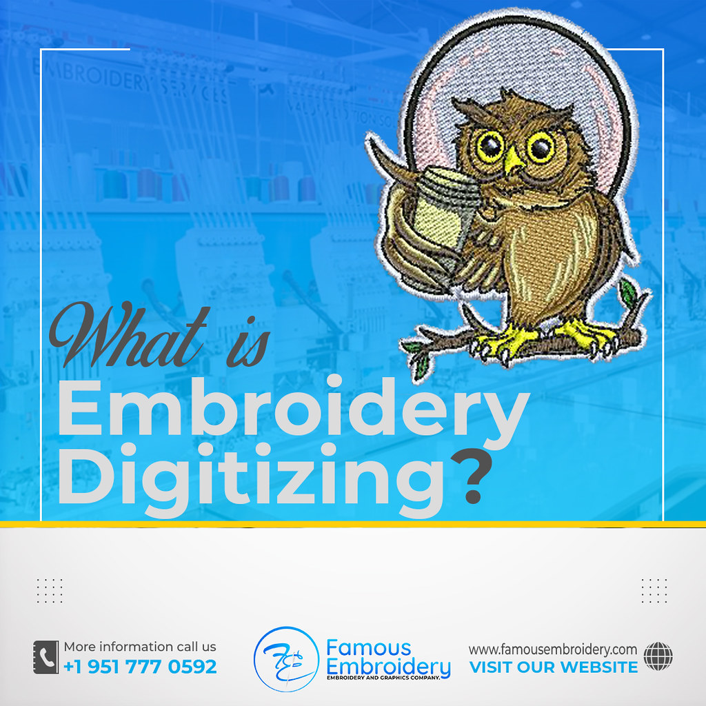 What Is Embroidery Digitizing To put it simply, embroidery… Flickr