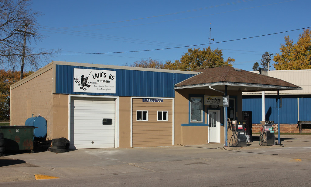 Lair's 66 Service Station Emmons, MN Tom McLaughlin Flickr