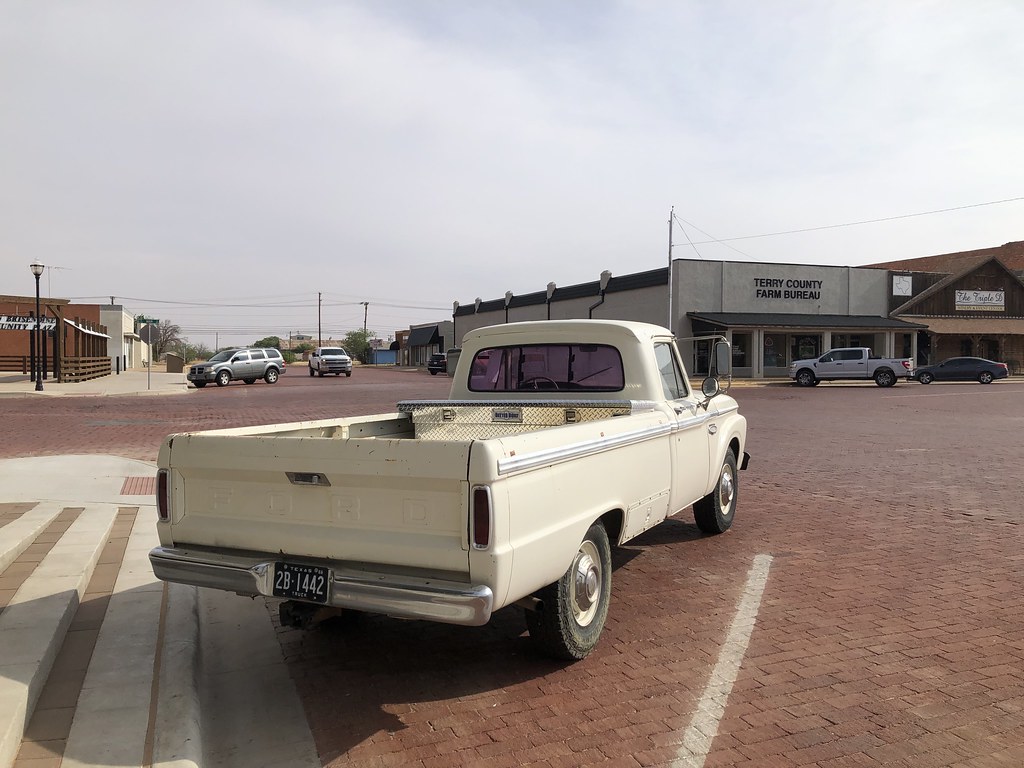 1966 Ford F250 Camper Special Rear Brownfield, Texas Flickr