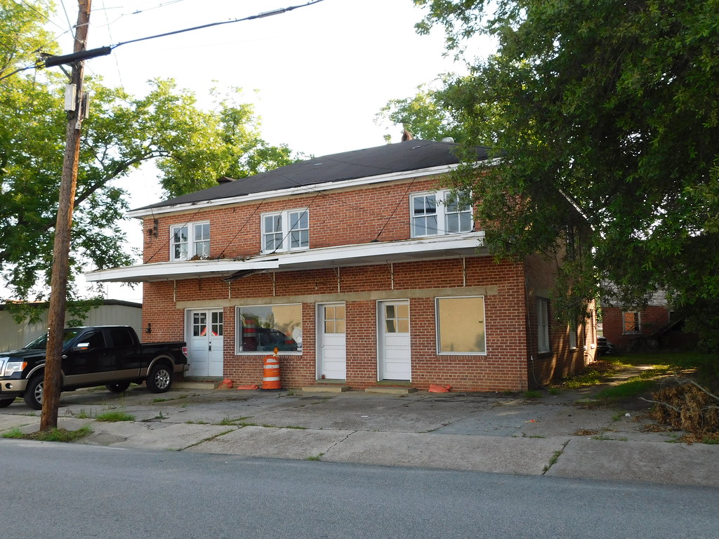 The Old Bus Station Eastman, The brick, square bui… Flickr