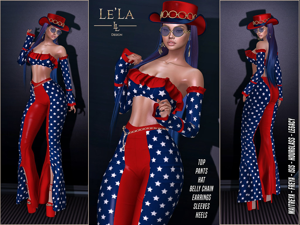 {Le'La} Sully 4th July Outfit Demo available InWorld store… Flickr
