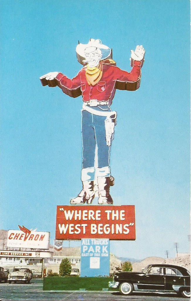 Wendover, NV vintage postcard of Wendover Will at the St… Flickr