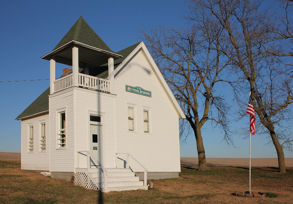Hunter School rural Tabor, IA Tom McLaughlin Flickr