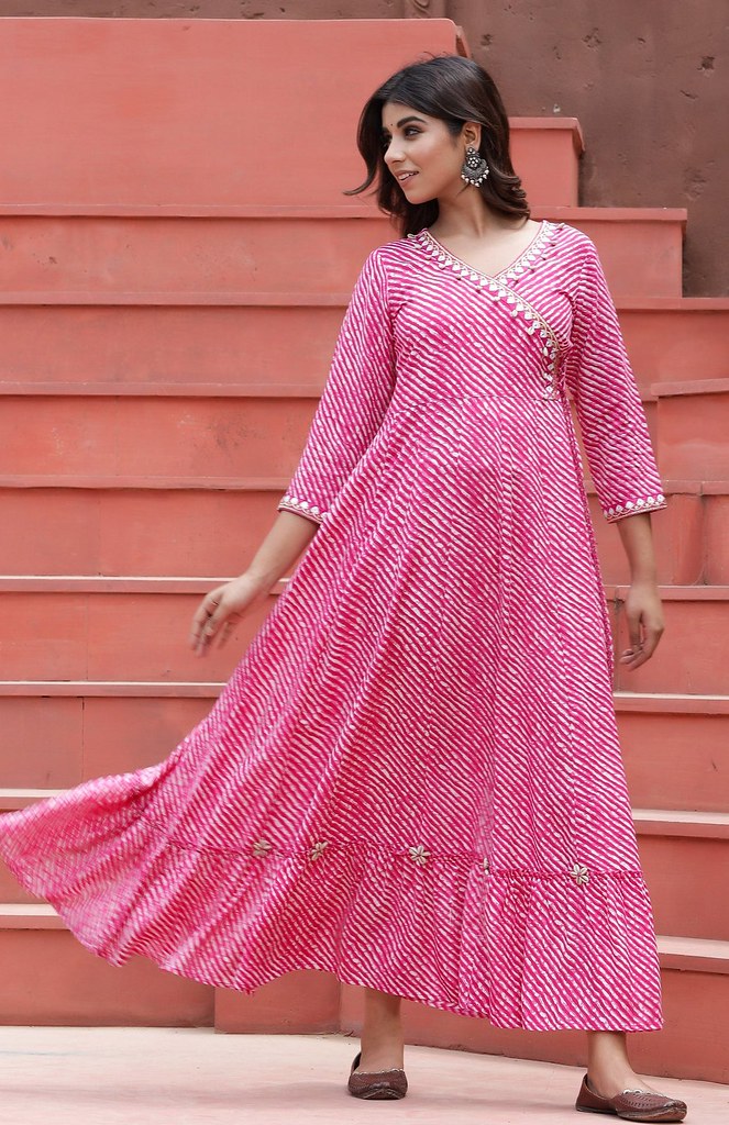 Buy Lehariya Printed Dress Online for Women at Best Prices… Flickr