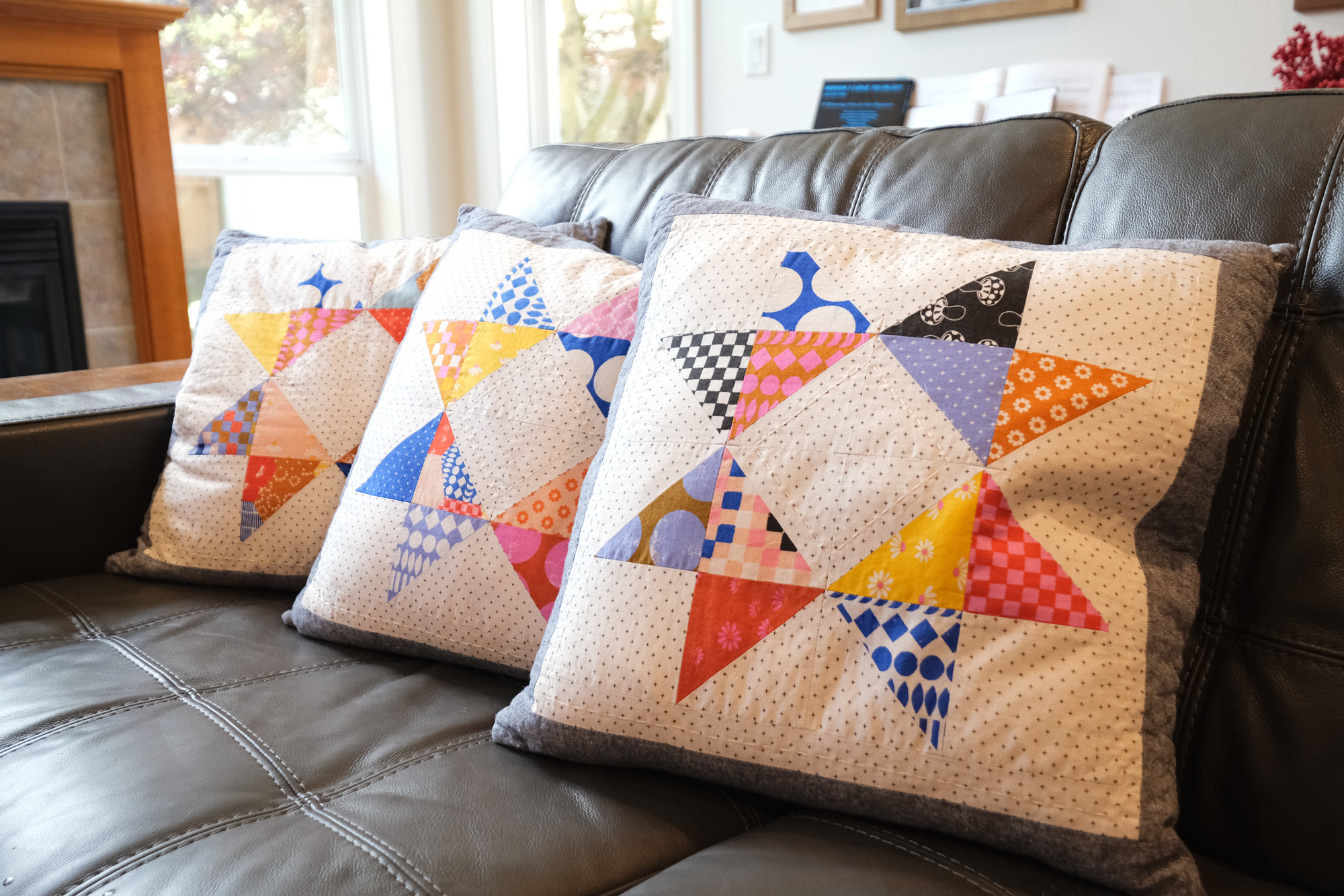 New Quilted Pillows (plus some tips) Kitchen Table Quilting
