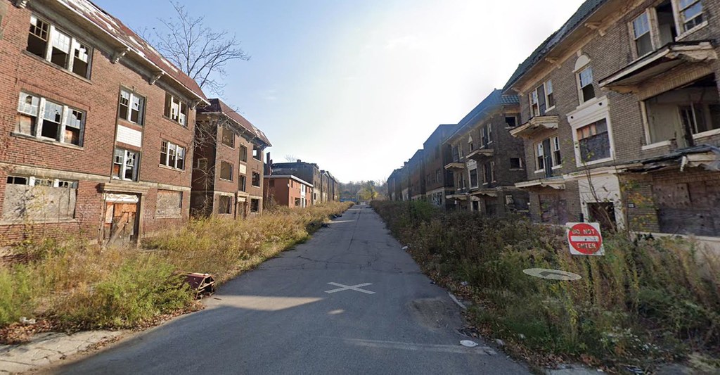 The strange ghost streets you can walk in the city of East Cleveland