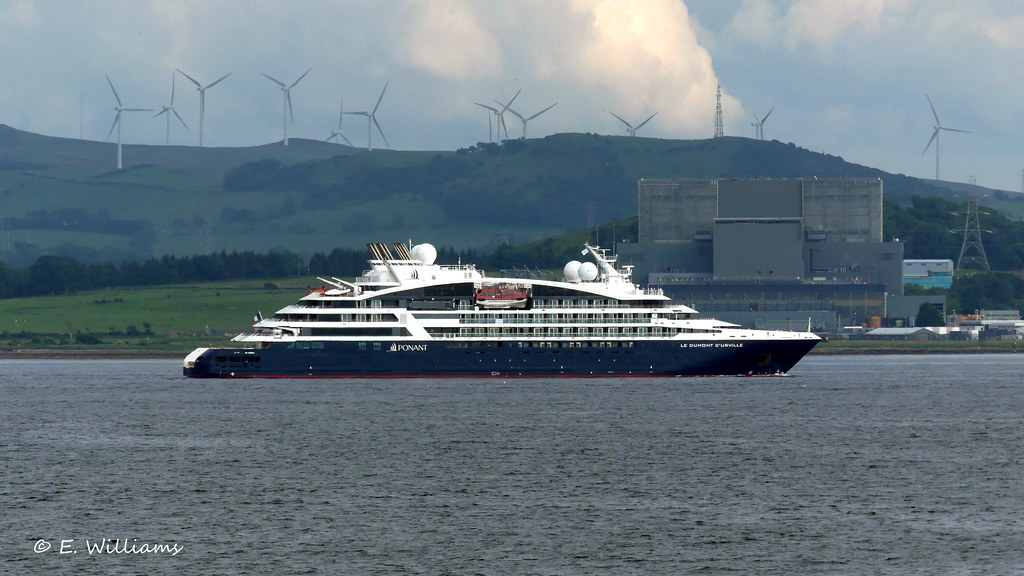 Cruise ship Le Dumont d'Urville, Great Cumbrae Isle of Cum… Eddie