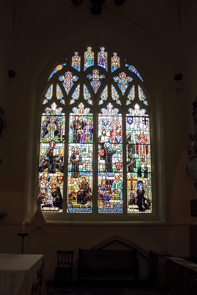 Norwich A stained glass window . Stuart Mitchell Flickr