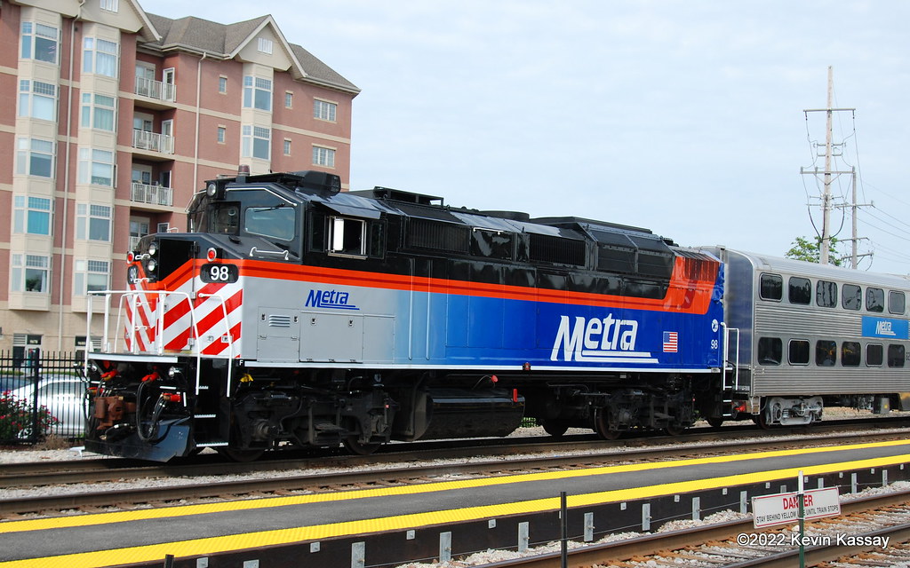 2022 Railroad Daze 4 Metra 98 was on the east end of Metra… Flickr