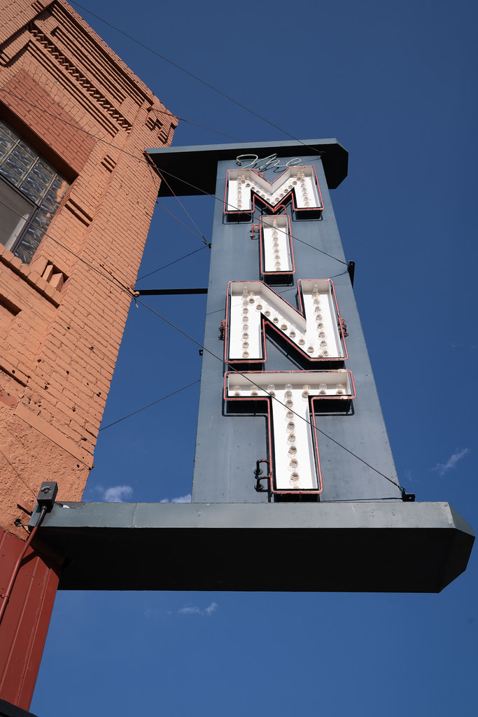 Livingston, Montana July 3, 2021 Retro neon sign for Th… Flickr