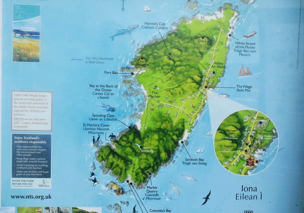 Map of Iona Andrew Thompson Flickr