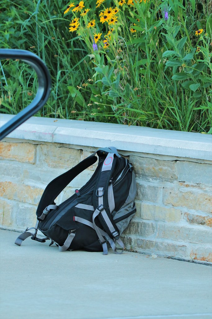 Lost Backpack on the Ledge ABC's and 123's L is for Lost o… Flickr