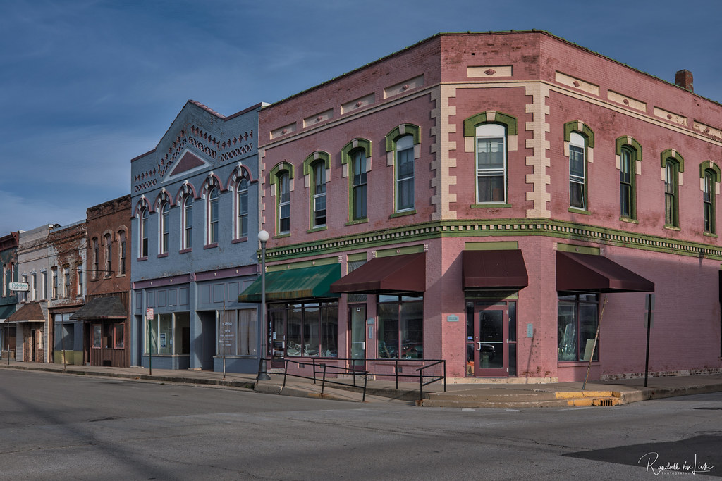 Looking North On Chicago From Pulaski St., Lincoln, Illino… Flickr
