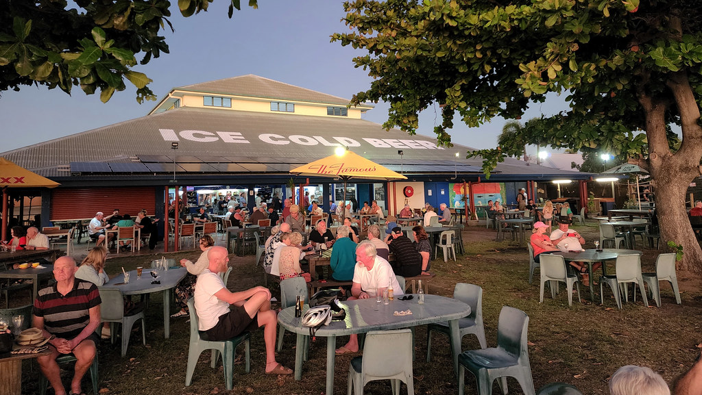 Sunset Tavern, Karumba At the mouth of the Norman river in… Flickr