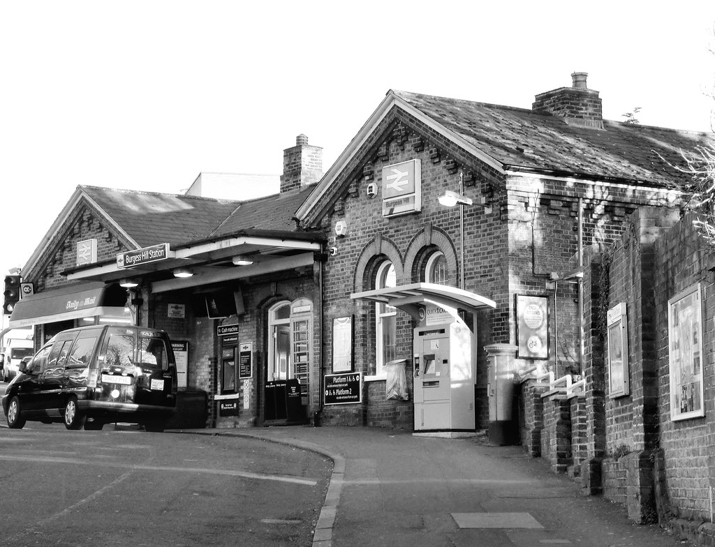 Burgess Hill The station frontage at Burgess Hill on the B… Flickr