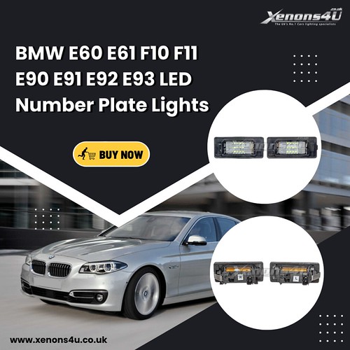 BMW E91 LED Number Plate Lights BMW E60 E61 F10 F11 E90 E9… Flickr