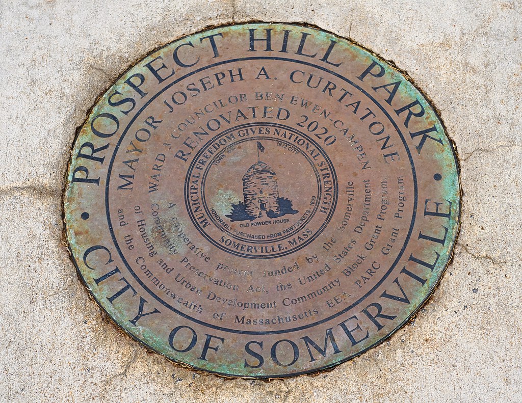 Plaque in Prospect Hill Park In Somerville, MA Chris Rycroft Flickr
