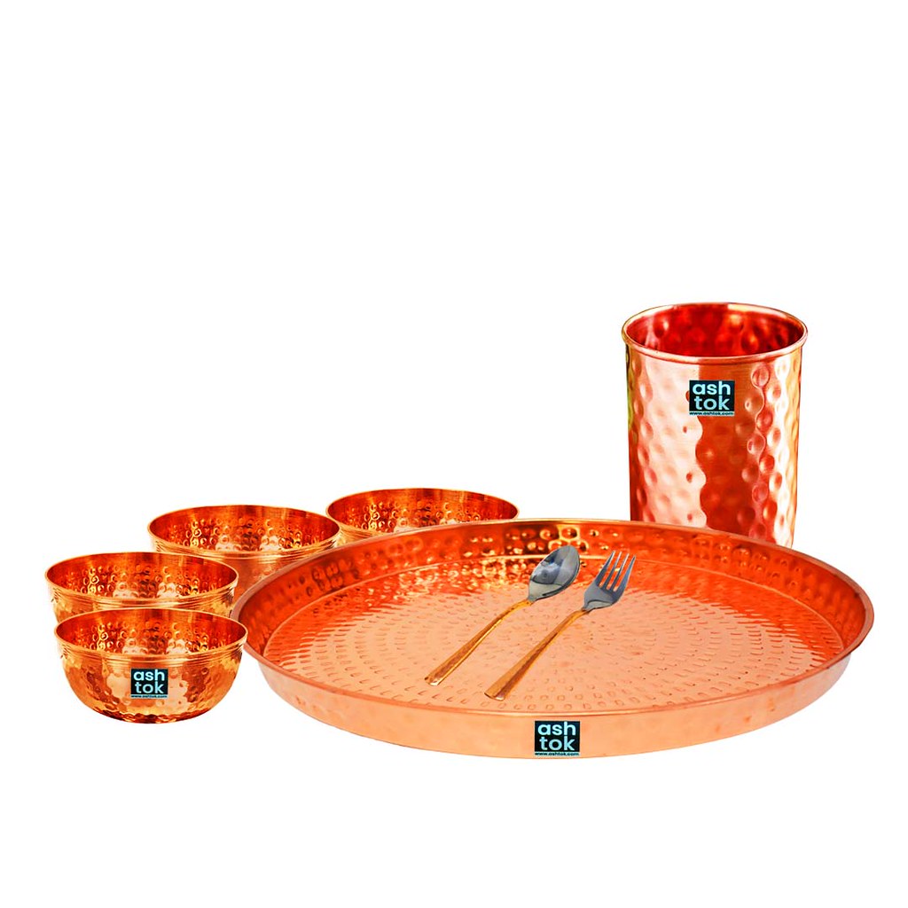 Copper Dinner Set at Best Price in India The Copper Dinner… Flickr