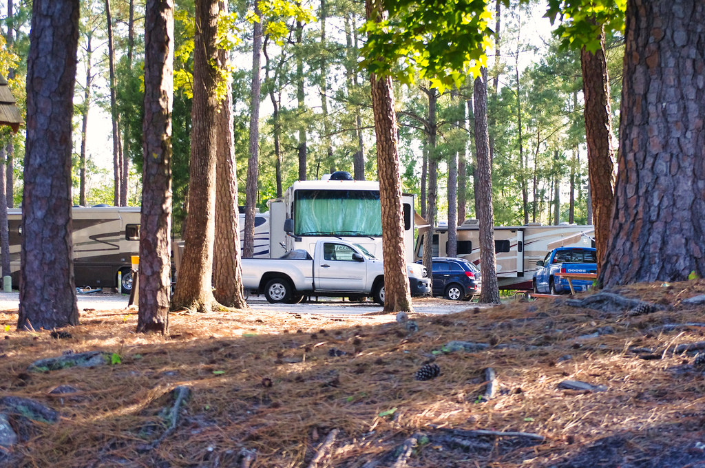 Our campsite at Oak Plantation Campground, Charleston SC Flickr