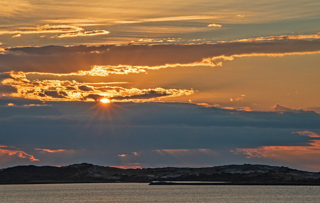 Sunset sky over Pilgrim Lake, Provincetown/Truro line. Flickr