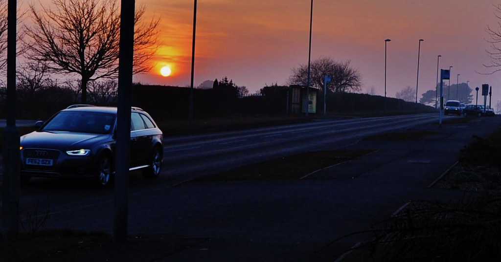 Audi between the posts Diamond Avenue, Kirkby In Ashfield.… Flickr