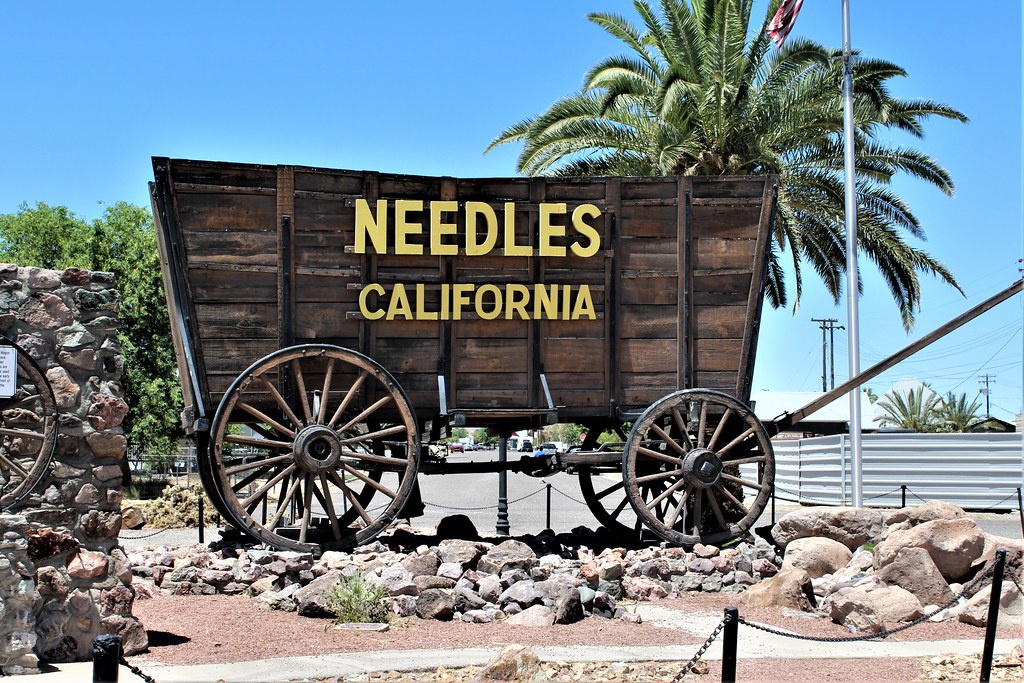 Needles, California Needles Borax Wagon Sign on Ro… Flickr