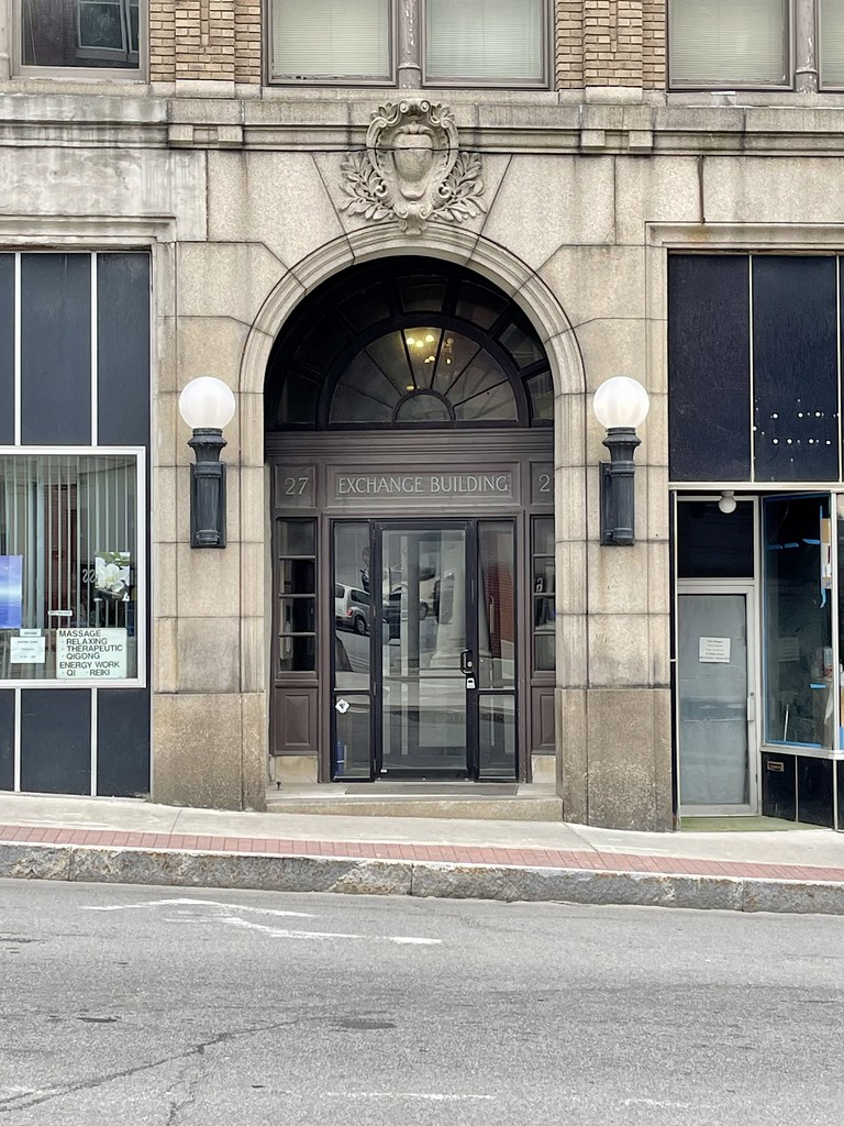 Entryway of Exchange Building. Bangor, Maine. Built in 191… Flickr