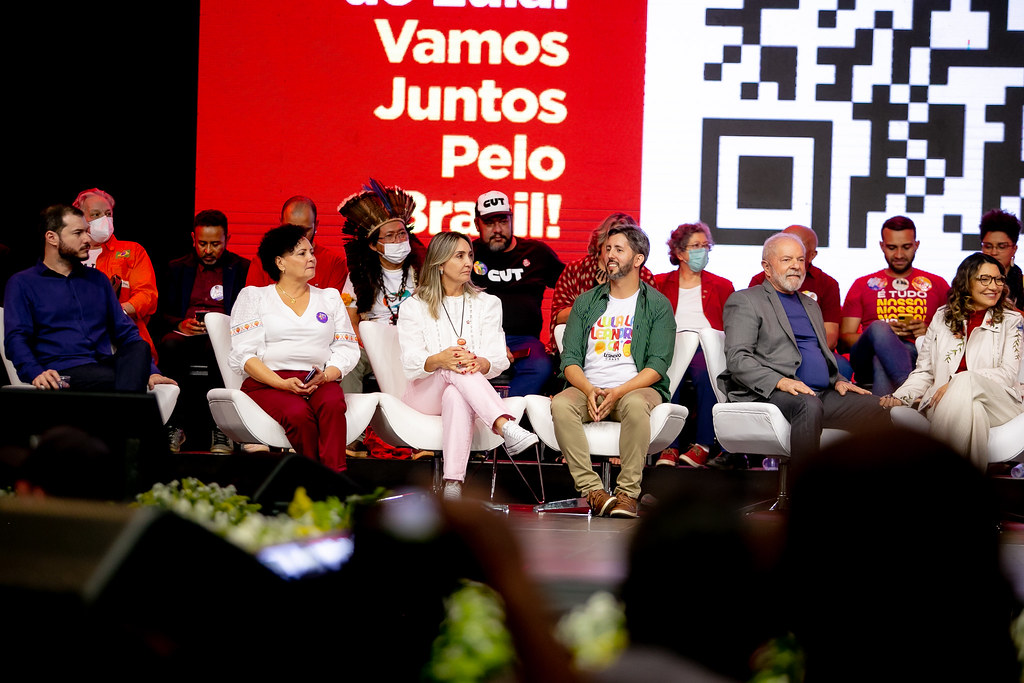 Lula em Brasília Reunidos no palco do Centro de Convenções… Flickr