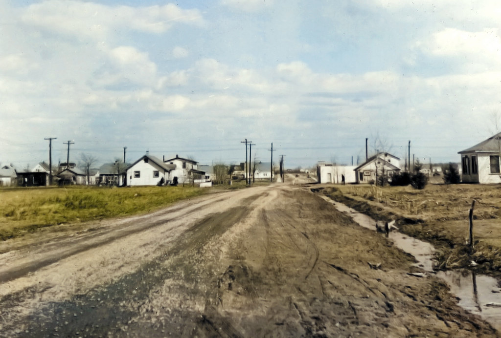 1939 Rd from nr Delo's, Bertrand house on left 1C Flickr