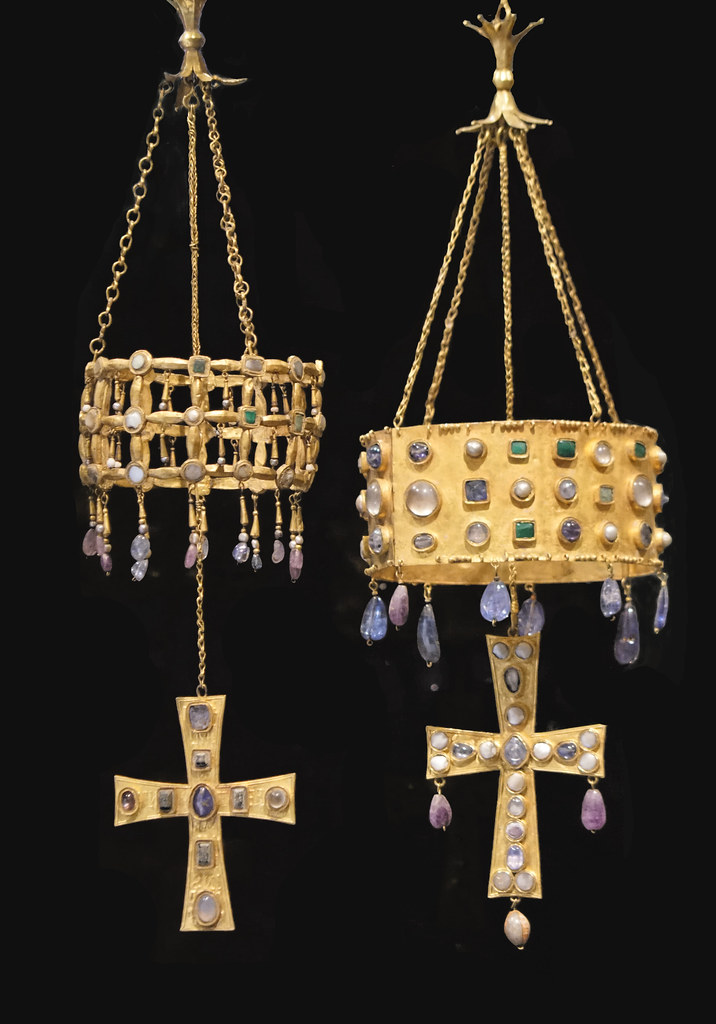 Couronnes votives wisigothiques (Musée de Cluny, Paris) a photo on