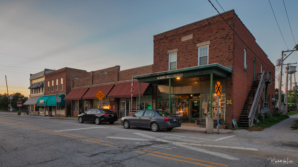 Looking West On Governor Oglesby St., Elkhart, Illinois Flickr