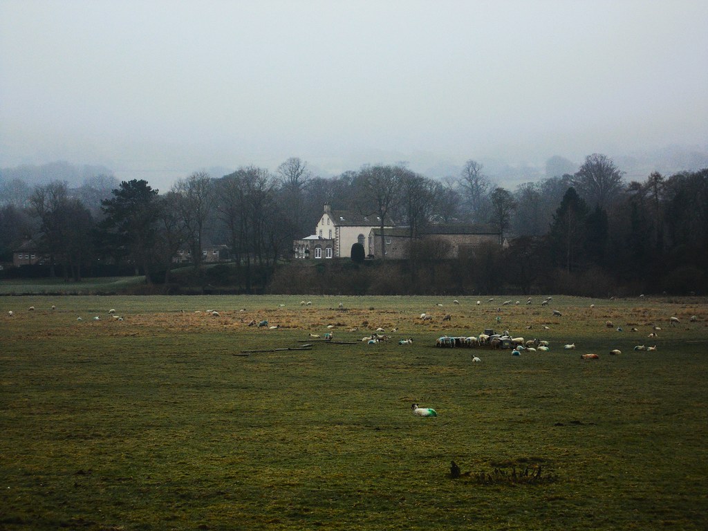 The Old Rectory in the Mist, Addingham Yorkshire. England.… Paul