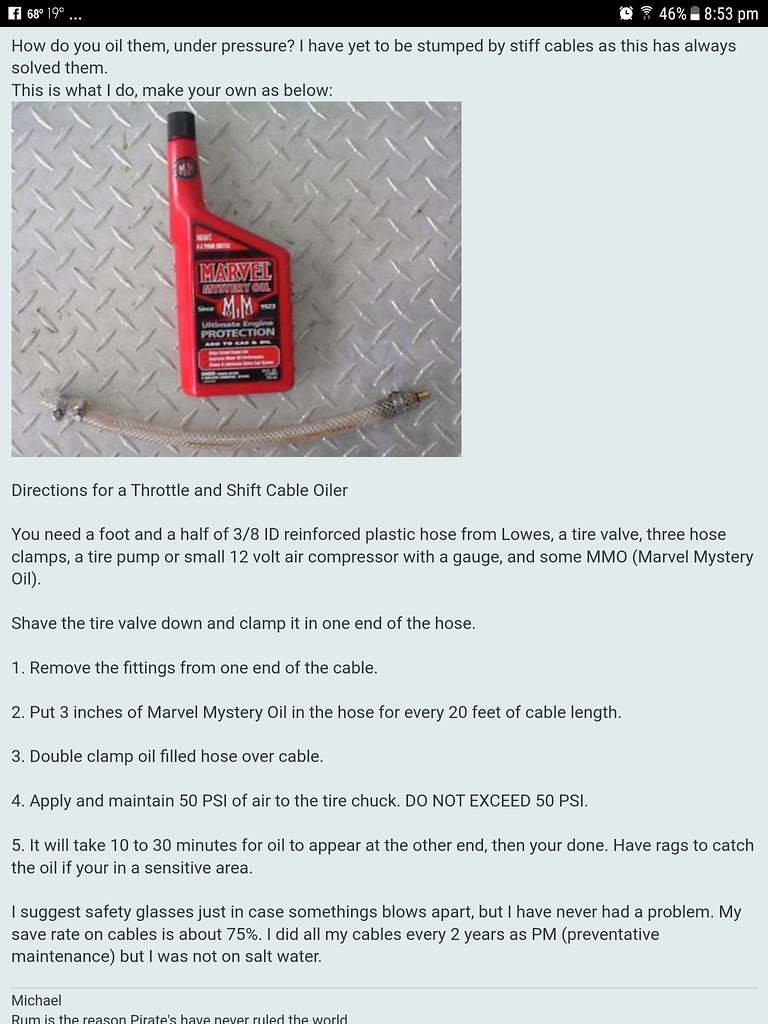 Lube shifter cable Michael & Mundy Levy Flickr