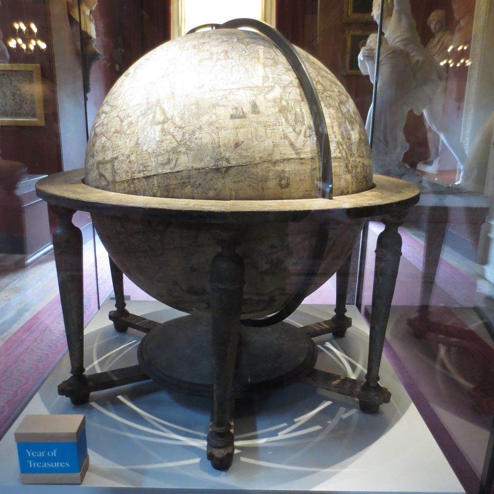 Molyneux Globe Petworth House, Sussex, May 2022. Keith H Flickr