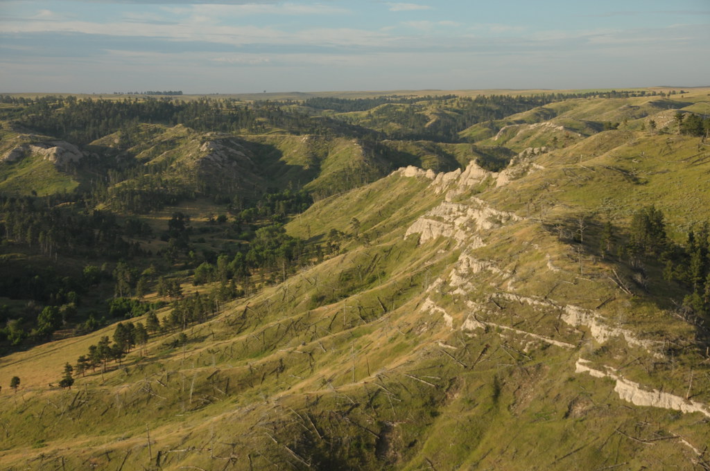 Aerial View Pine Ridge and Surrounding Area, Nebraska Flickr