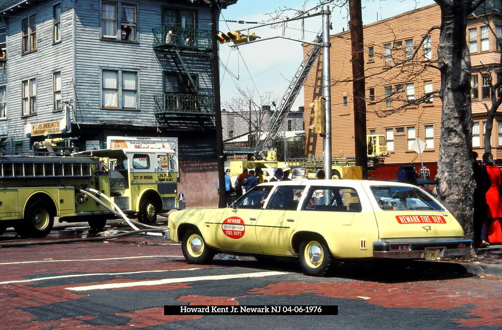 NEWARK Fire on Belmont Avenue Newark NJ 04061976. Ward L… Flickr