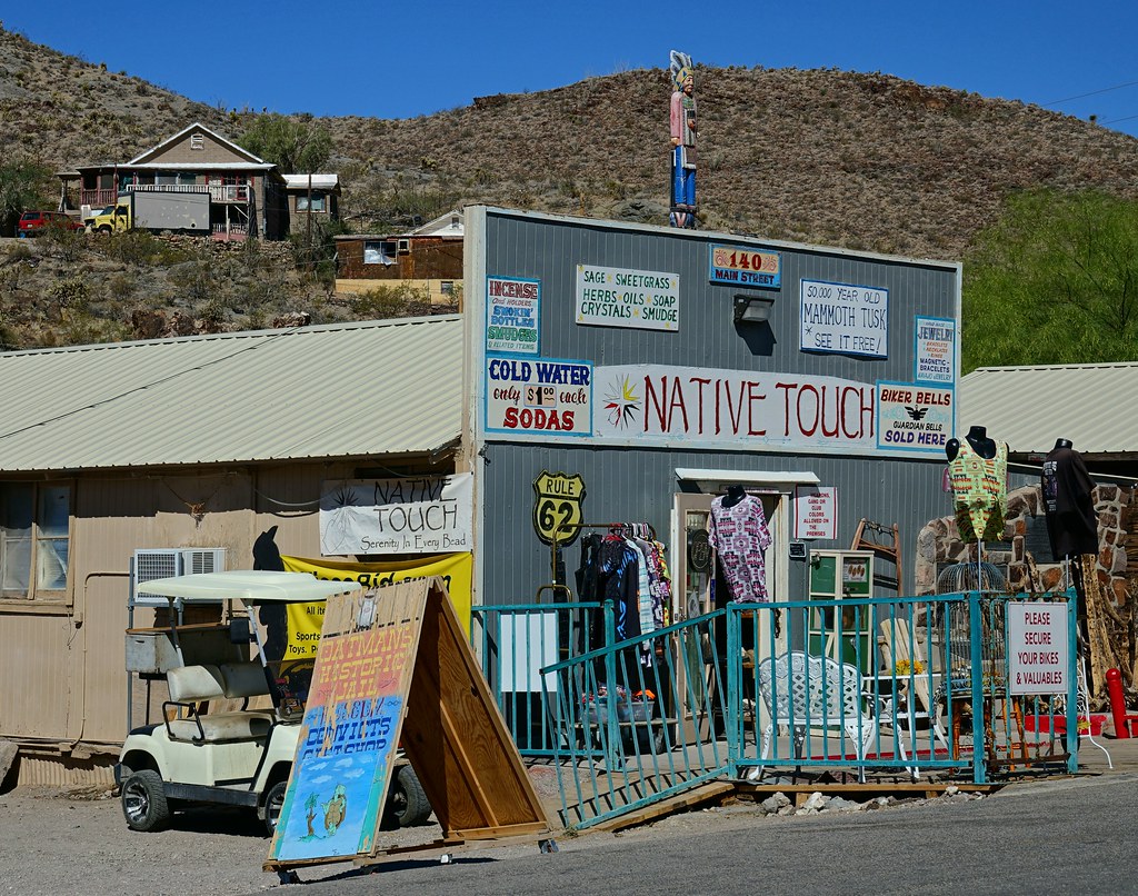 Native Touch Oatman, AZ 2022. A small mining town on old U… Flickr