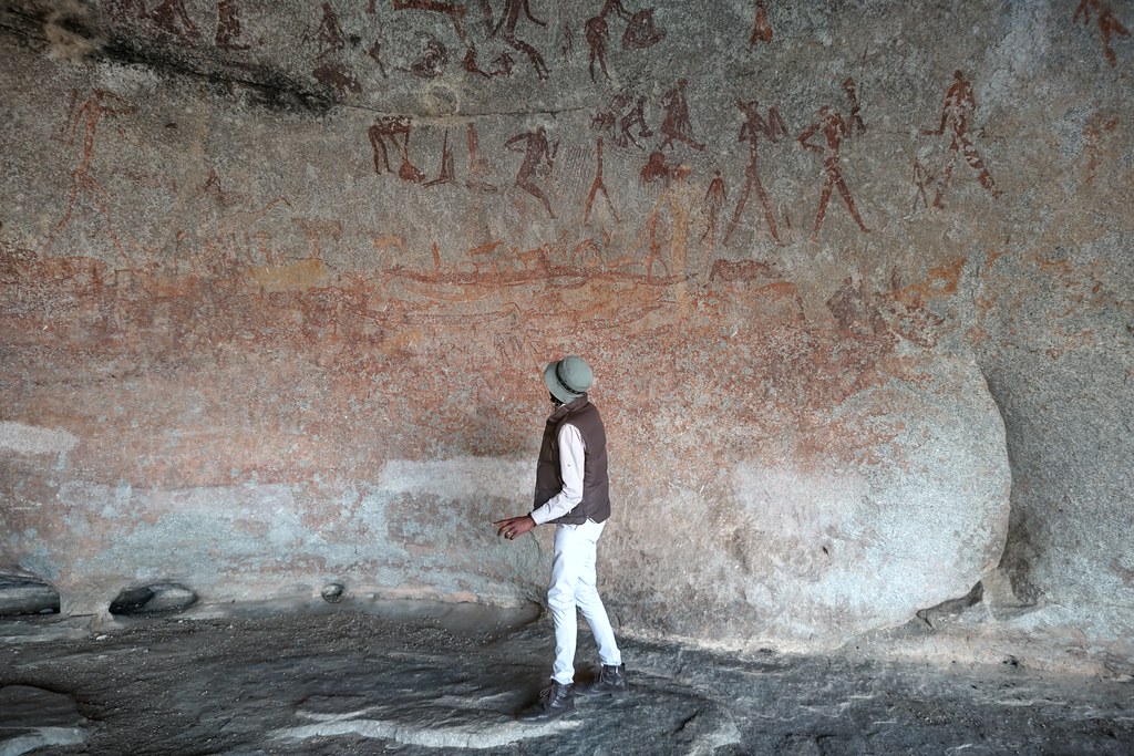 The paintings are thought to be around 12,000 years old Flickr