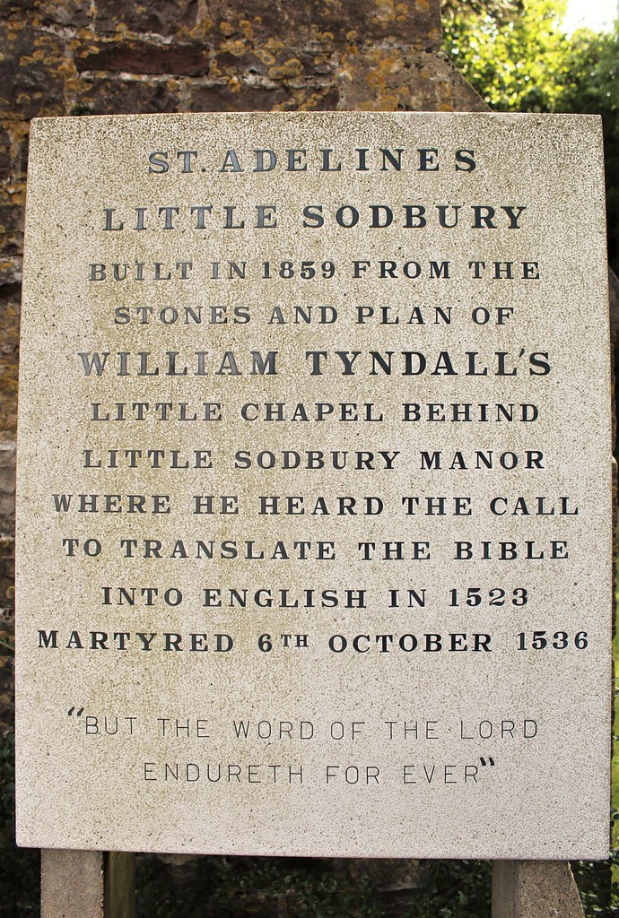 Church of St Adeline, Little Sodbury Plaque commemorating … Flickr