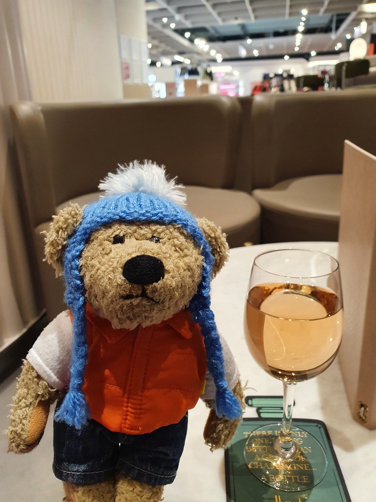Cheers! In Harrods beauty shop in the mall at Cribbs Cause… Flickr