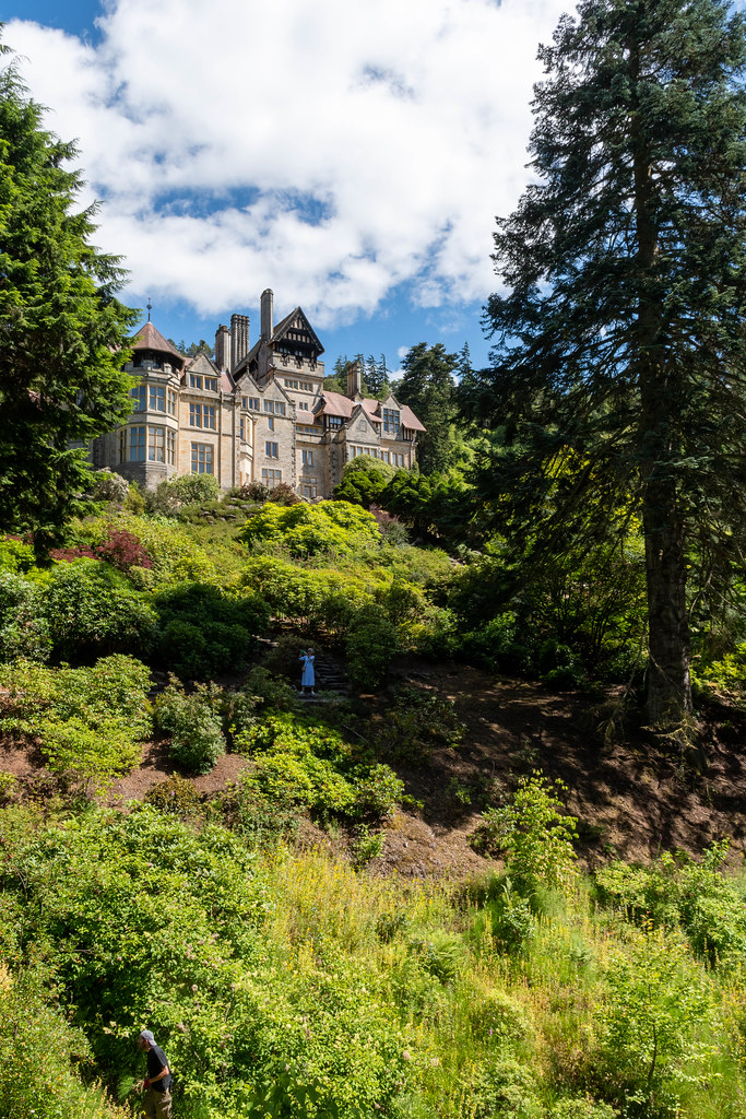 Cragside view from Iron Bridge Graham Trimming Flickr