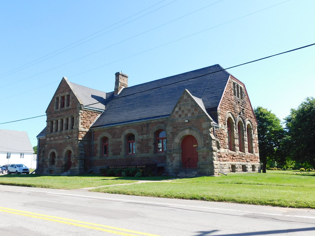 Kings County Courthouse PEI The 1.5 story Roma… Flickr