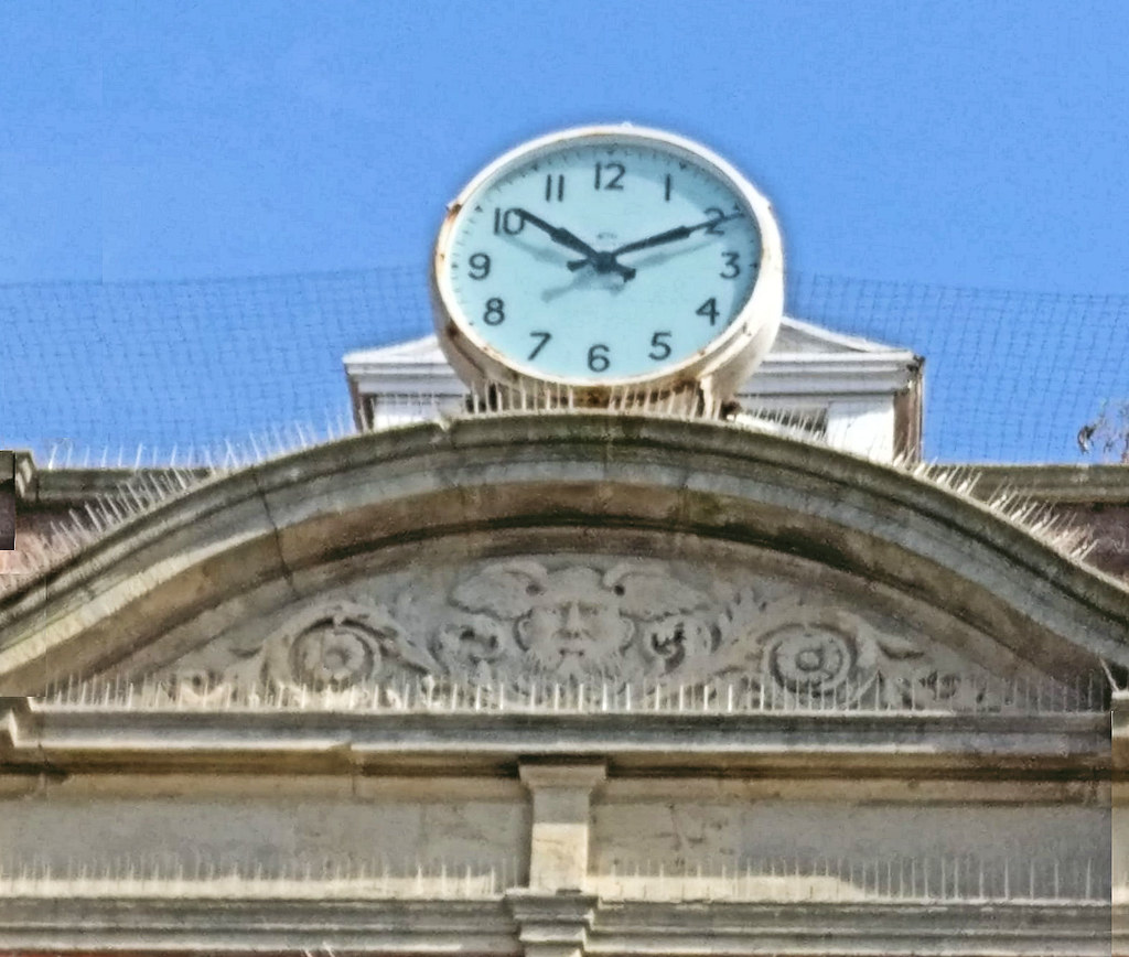 398. Town Hall clock, BexhillonSea, Sussex Barker Flickr