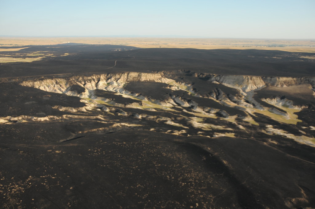 Casino Fire, Pine Ridge Indian Reservation Aerial photogra… Flickr