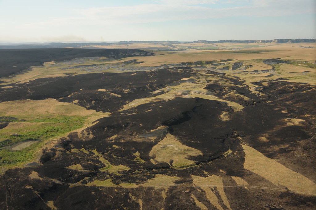 Casino Fire, Pine Ridge Indian Reservation Aerial photogra… Flickr