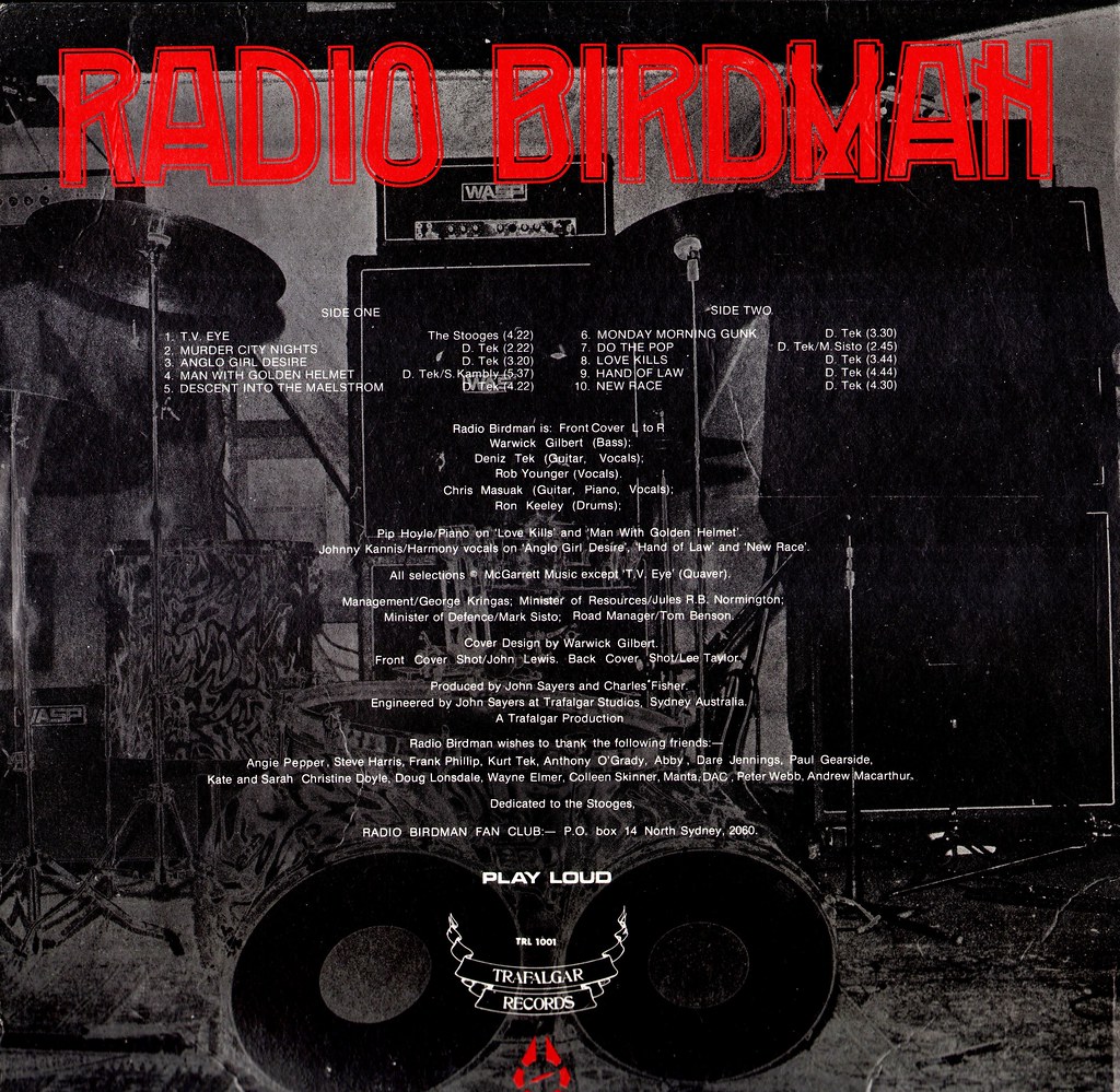 Radio Birdman Radios Appear Lp at Jose Burrow blog