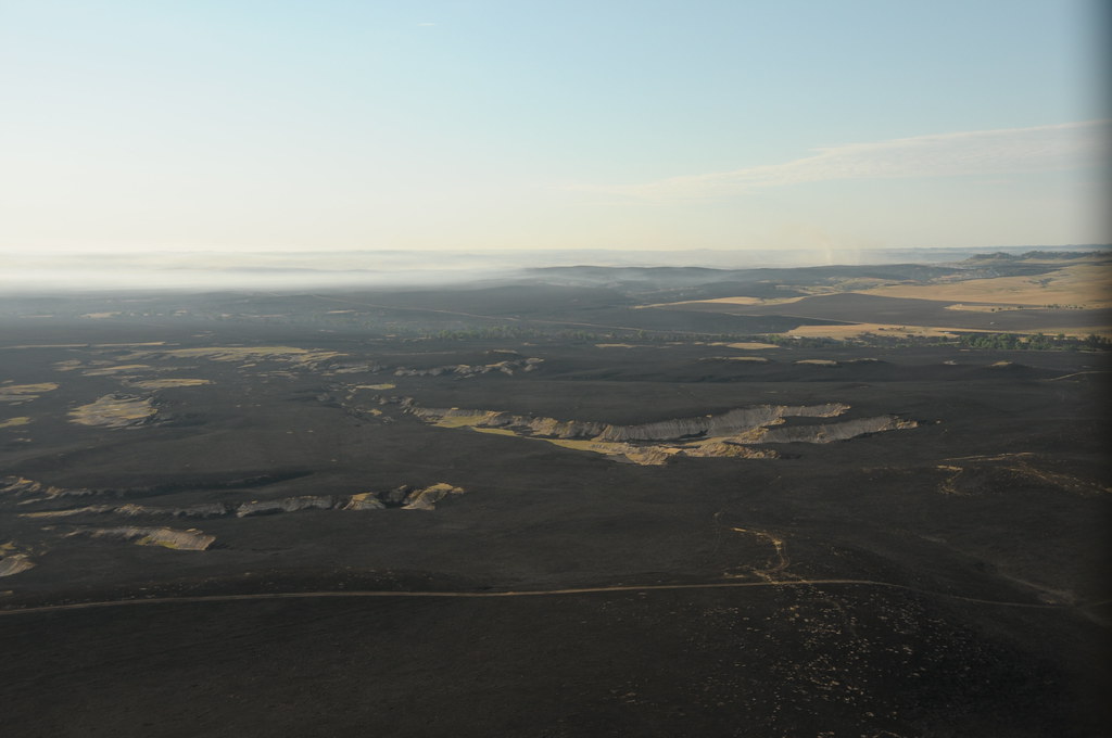 Casino Fire, Pine Ridge Indian Reservation Aerial photogra… Flickr