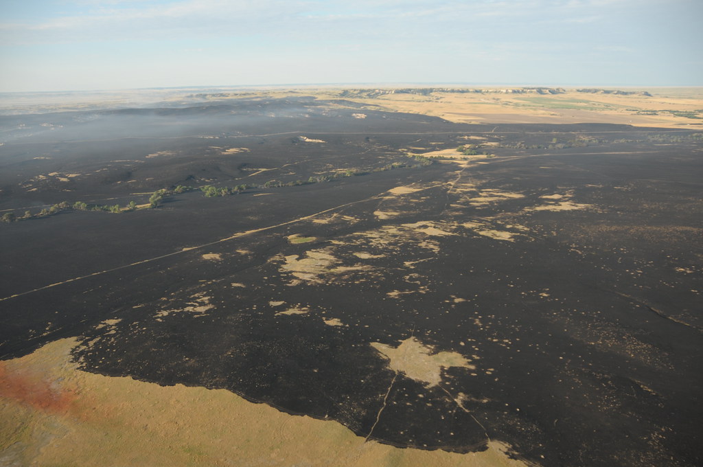 Casino Fire, Pine Ridge Indian Reservation Aerial photogra… Flickr