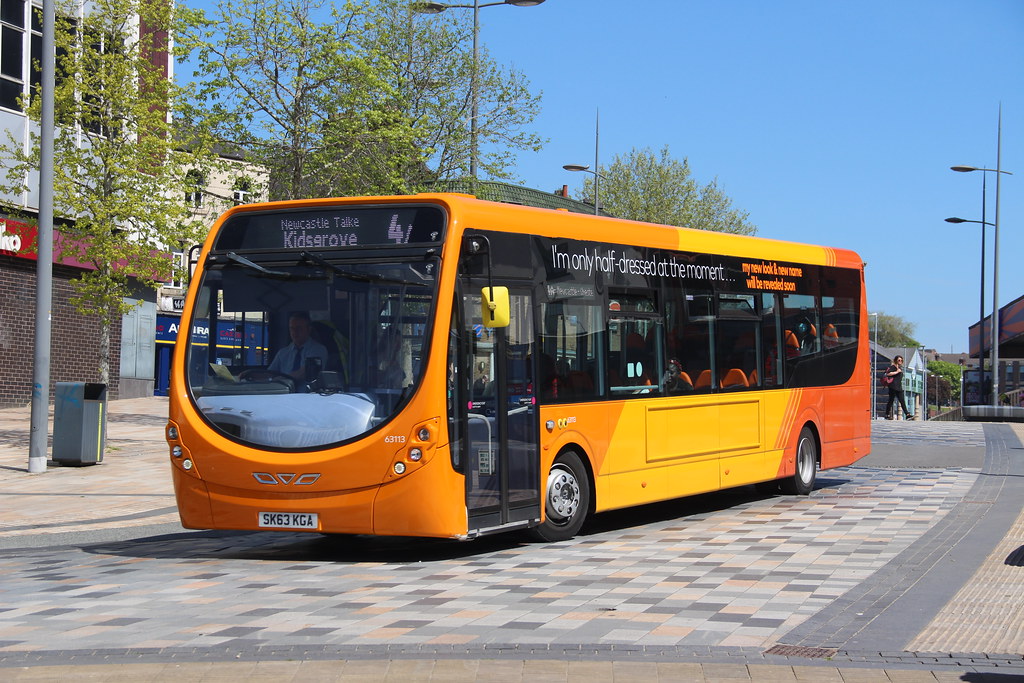 63113 SK63KGA FIRST BUS Hanley Albion Street david smith Flickr
